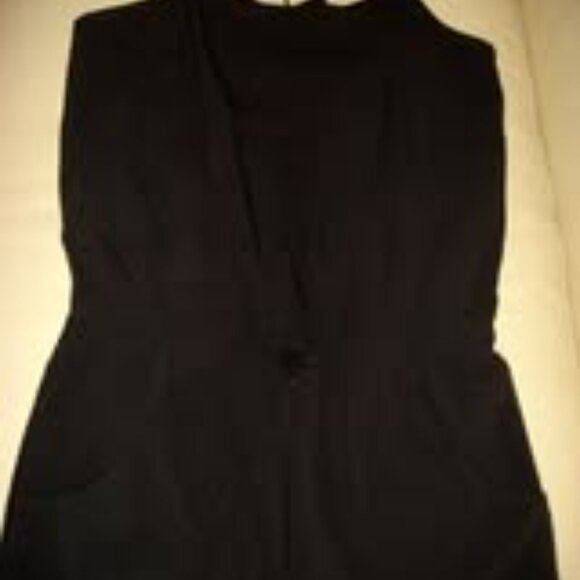 Ivivva Girl by Lululemon 🍋 Free & Fierce Wide-Leg Crop Jumpsuit Black size 14 - Picture 5 of 5